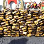 Drugs recovered by HMCS Charlottetown that were dumped in the Gulf of Aden while the ship was on Operation Artemis.
