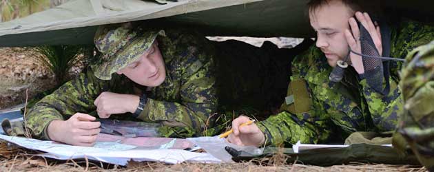 Captain Brownridge and Bombardier Marier Joint Operational Access Exercise