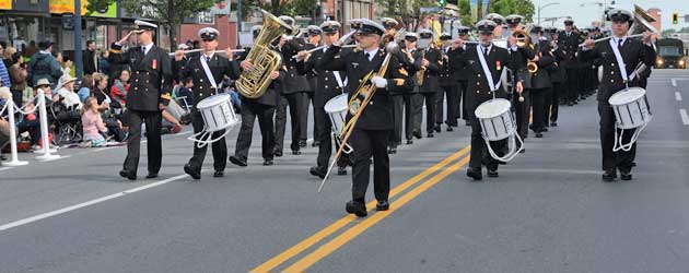 Naden Band Victoria Day Parade