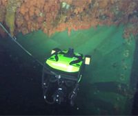 Screen capture from Breadalbane dive video