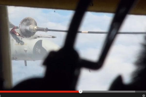 Refuelling in mid-air