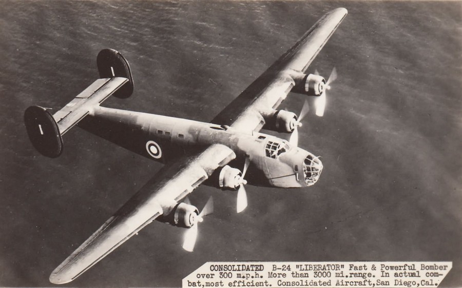 B-24_LIBERATOR_BOMBER_RAF - Pacific Navy News : Pacific Navy News