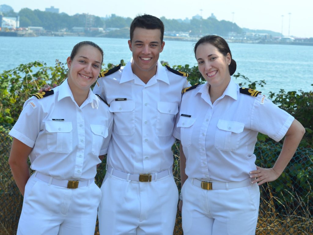 Left to right: SLt Pelletier