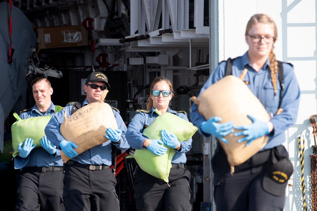 From left: Master Seaman Mark Sebulsky