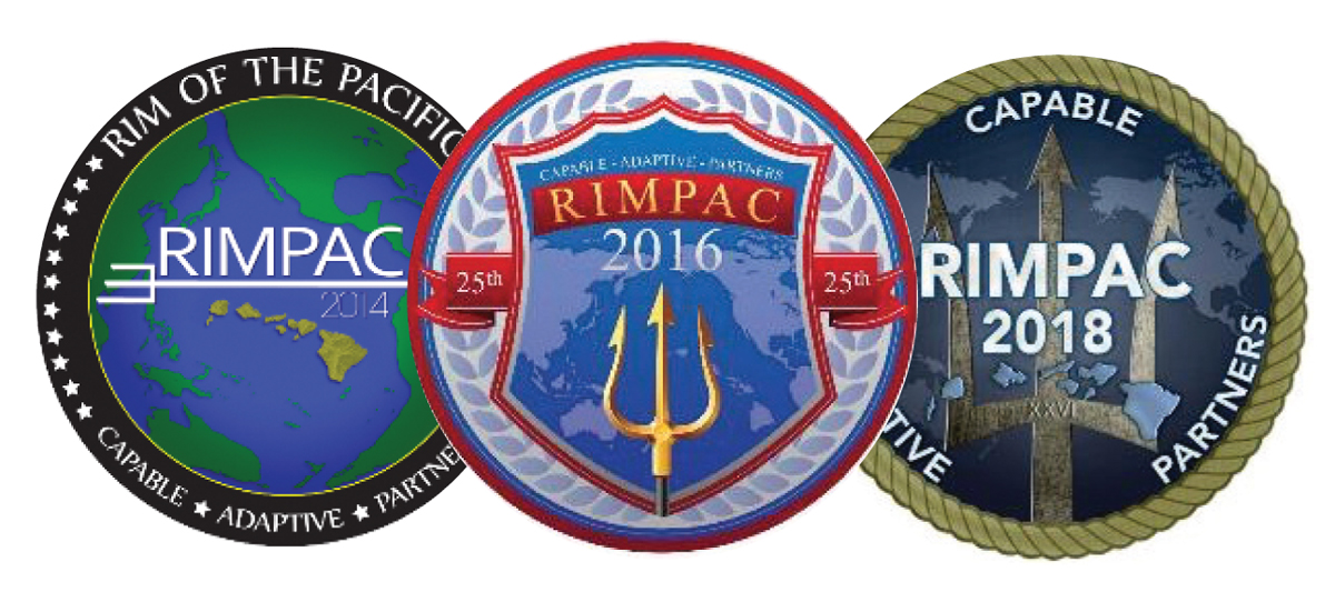 Design a logo for RIMPAC Pacific Navy News