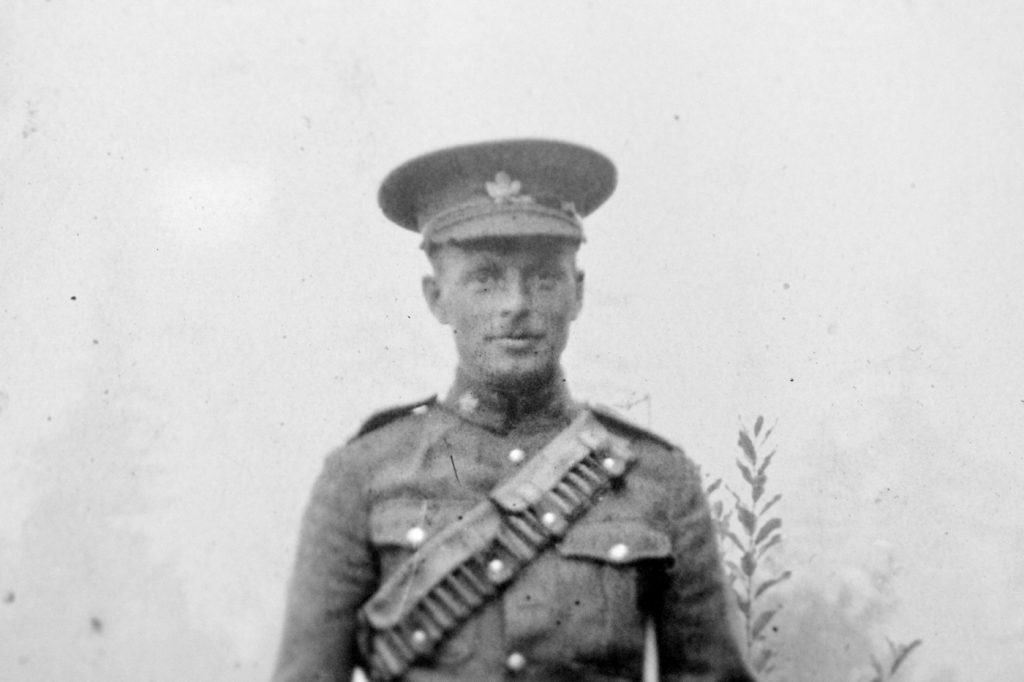 Pte Thomas Wheatley Kilby who was killed in action in France