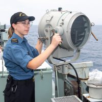 Part-time sailor joins HMCS Winnipeg for Operations Neon and Projection