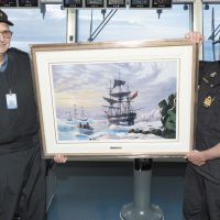 Horton painting links two historic voyages through Northwest Passage