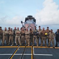 Helicopter crew member's journey to sea