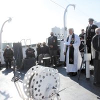 HMCS Sackville hosts committal services as summer season ends