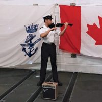 Navy Violinist Soothes Sailors At Sea