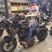 Motorcyclist-sailor launches holiday toy drive