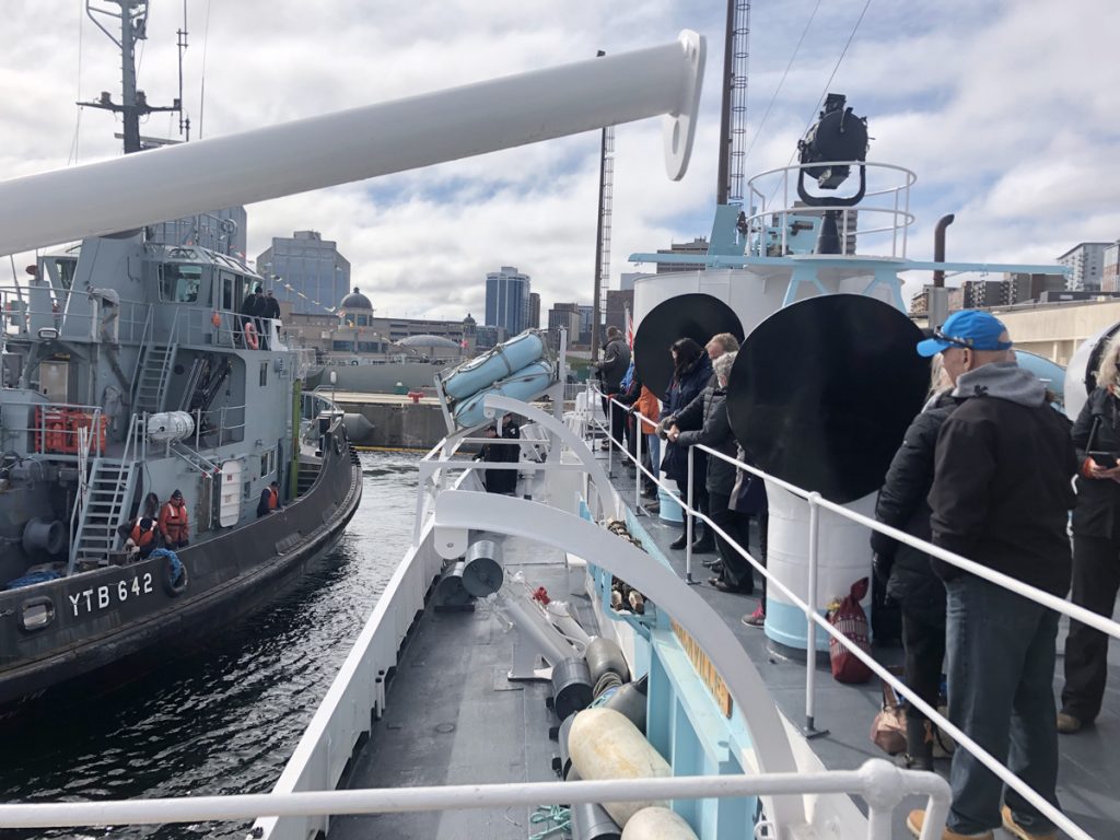 Final goodbyes aboard HMCS Sackville - Pacific Navy News : Pacific Navy ...