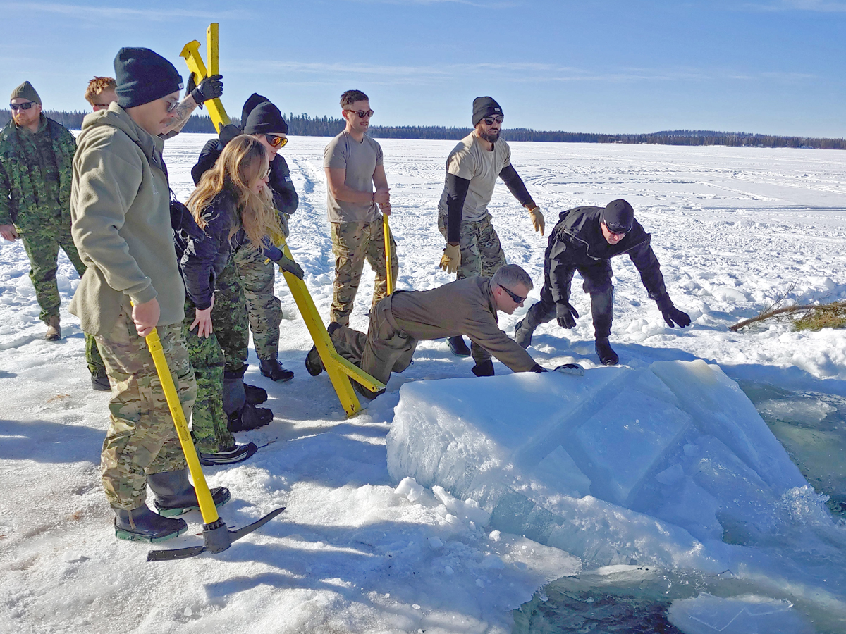 FDU leads 'Ice-cold' international diving EX - Pacific Navy News