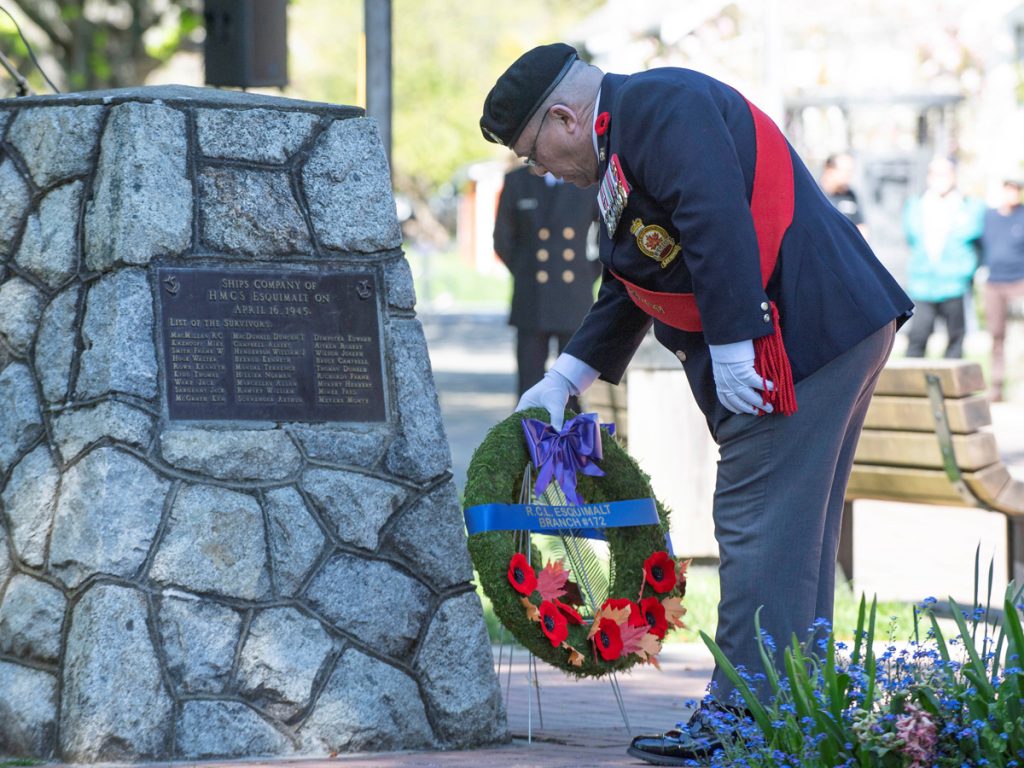 Esquimalt community commemorates a dark chapter in local naval history ...