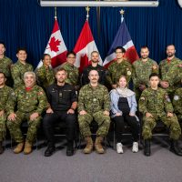 Financial Services Administrator (FSA) training as cashiers, pose for a group photo at Naval Fleet School (Pacific) N-92, CFB Esquimalt on Sept. 19. Photo: Master Sailor Valerie LeClair, MARPAC Imaging Services