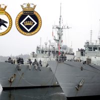 Eager families await for the arrival of loved ones aboard HMCS Edmonton and HMCS Yellowknife as they returned to home port on Sept. 24. Photos: Paul Dagonese, Lookout writer