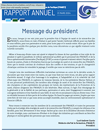 Stratégie de santé et de bien-être des FMAR(P) Rapport Annnuel 31 mars 2024
