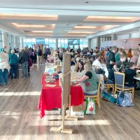 The reason for the season. Food donations for Rainbow Kitchen fill the trunk at the event. CFB Esquimalt’s first Holiday Shop & Sip hosted at the Chief & POs’ mess on Dec. 1.