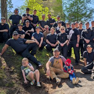 HMCS Max Bernays Sailors Lend a Hand at Easter Seals Camp Shawnigan