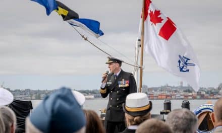 LIBYA 2011 Battle Honour Awarded to HMCS Vancouver