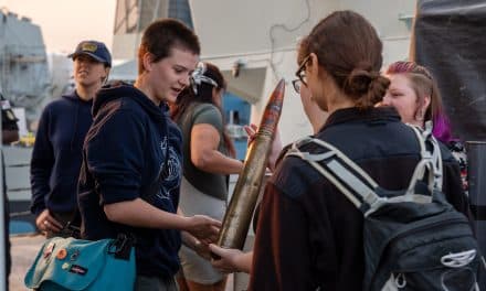 Students from Camosun College Set Sail for Learning Aboard HMCS Vancouver