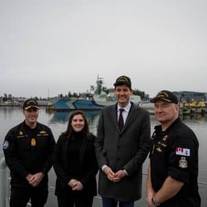 Rear-Admiral Patchell Hosts Premier Eby to Highlight Strategic Importance of Canada’s West Coast Naval Hub